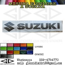 Adesivo logo SUZUKI misura e colore a scelta 
