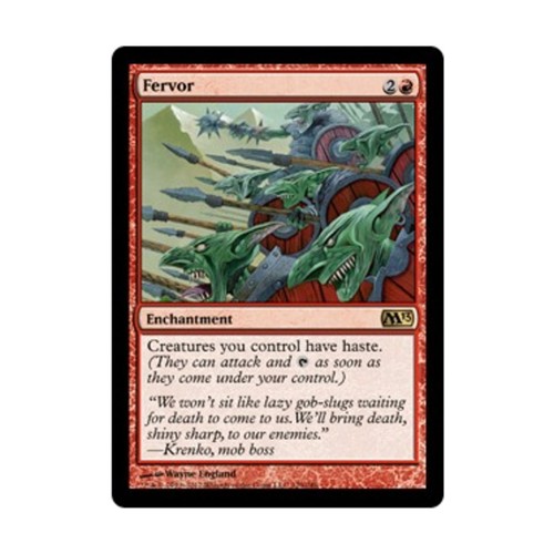 Wotc mtg m13 fervor - fervor, (foil)