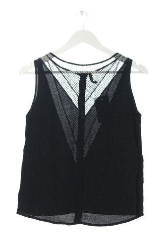 Top donna nero con pizzo - con,