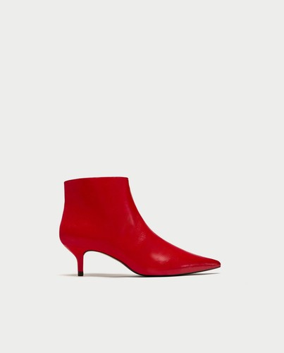 Stivaletti donna zara rosso - donna, a