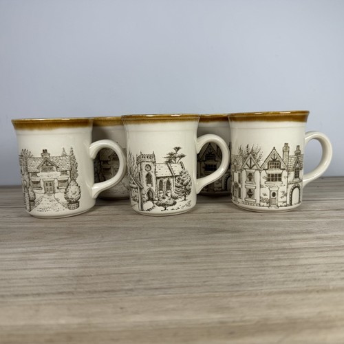 Biltons mugs set village - biltons,