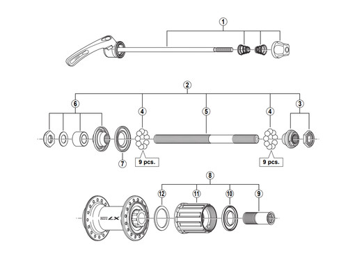 Shimano t660 carrozzeria - fh-t660,