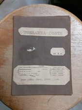 ANTICA CARTINA CARTA TELATA