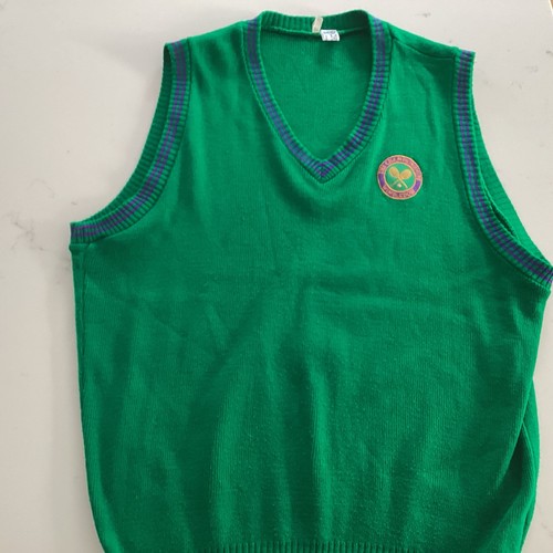 Gilet tennis vintage wimbledon - gilet,