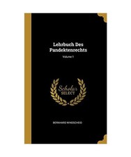 Lehrbuch des pandektenrechts - des,