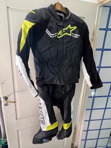 Tuta moto pelle divisibile - tuta,