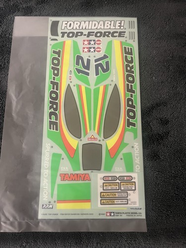 Decalcomanie tamiya top force - top,