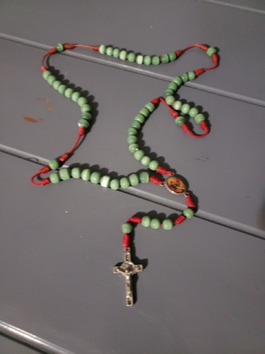 Collana rosario con foto - , di