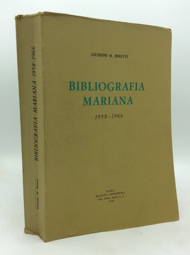 Bibliografia mariana - bibliografia,