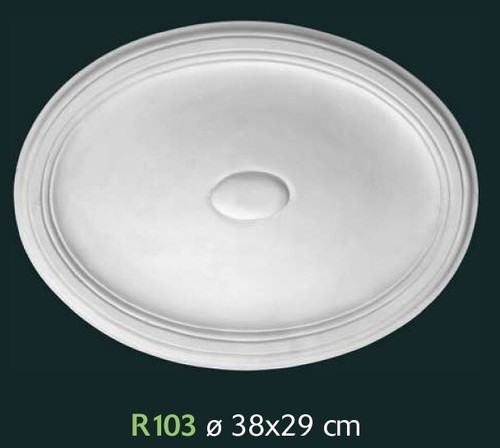 Rosone gesso bianco per - rosone,