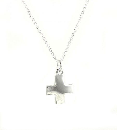 Moda collana donna - mini, croce
