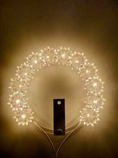 Aureola Luminosa Diametro 10 cm Coroncina luminosa per statue Made in Italy