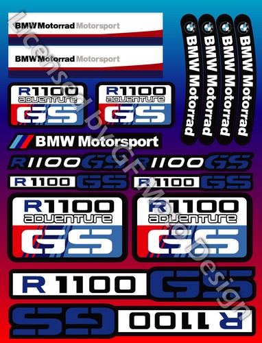 Set decalcomanie moto moto