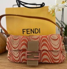 FENDI BAGUETTE PONY HAAR PONY HAIR SWIRL MAI INDOSSATA!! 100% ORIGINALE VINTAGE