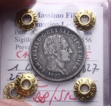 NL*CARLO FELICE 1 LIRA ARGENTO