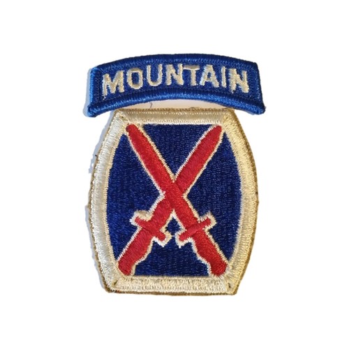 Patch 10th infantry - patch, us