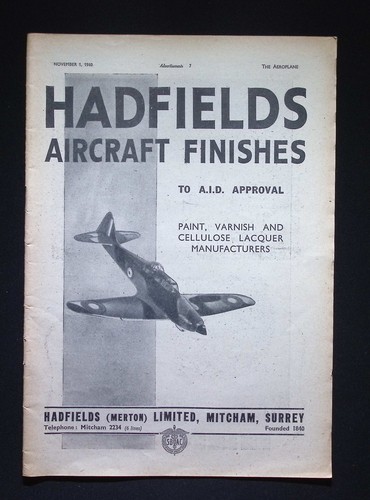 Original 1940 advert - 1940, hadfields