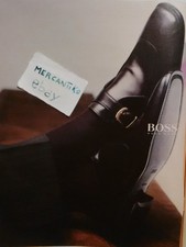 HUGO BOSS SCARPE 2001 PUBBLICITÀ ADVERTISING WERBUNG CLIPPING PUBLICITE