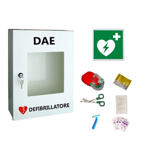 Armadietto defibrillatore - armadietto,