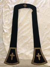 STUPENDA STOLA VELLUTO NERO