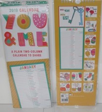 Calendario da parete 2019 slim