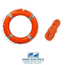 SALVAGENTE ANULARE Ø61 CM OMOLOGATO RINA + CIMA GALLEGGIANTE NAUTICA DA DIPORTO