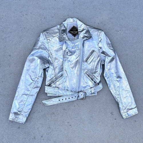 Giacca moto donna pelle