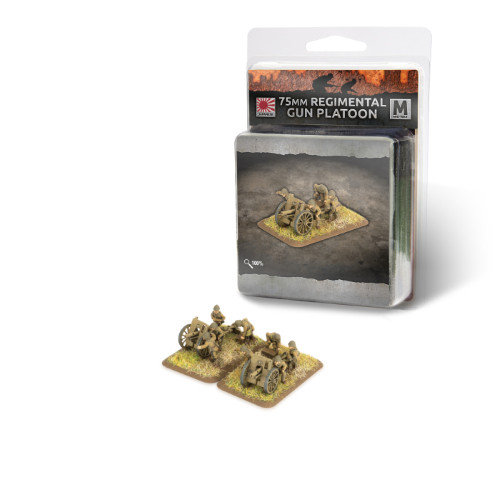 Flames war 75mm - of, regimental