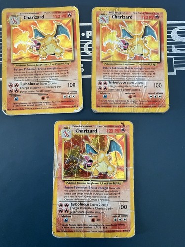 Carta pokemon charizard set - carta,