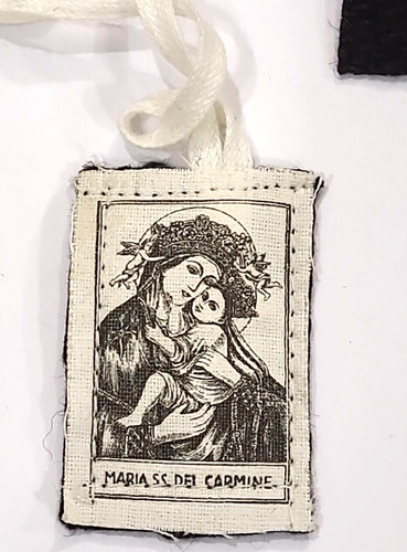 Santino scapolare incisione - , su