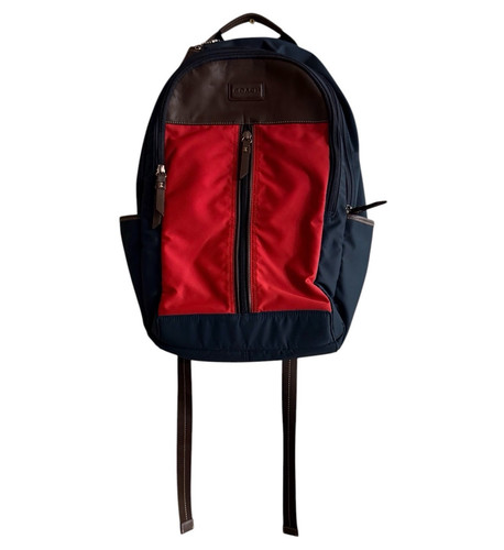 Zaino coach colorblock rosso - colorblock,