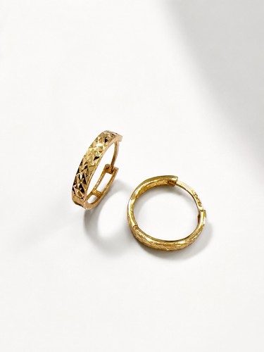 Orecchini cerchio oro 18 - cerchio,