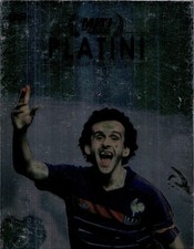 Cartolina I Miti del calcio Platinum Collection Gazzetta dello Sport Platini
