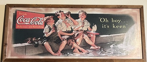 Quadro vintage coca - vintage,