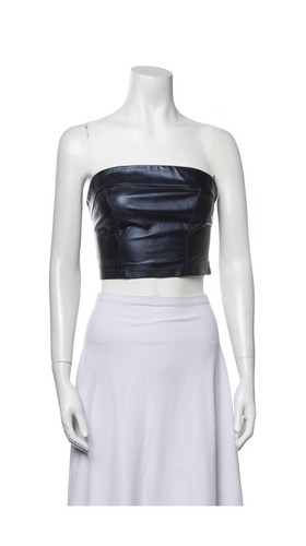 Zeynep arcay crop top pelle - arcay,