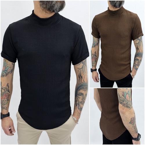 Maglia uomo mezzo collo - , alto