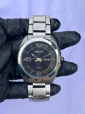 Seiko Solar Black Dial