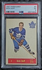 1957 Parkhurst Dick Duff PSA 5