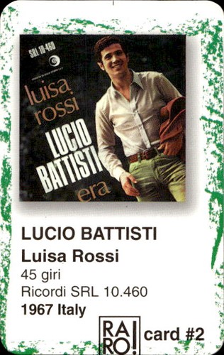 Card allegata rivista raro - card,