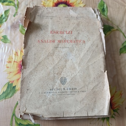 Esercizi analisi matematica - di,