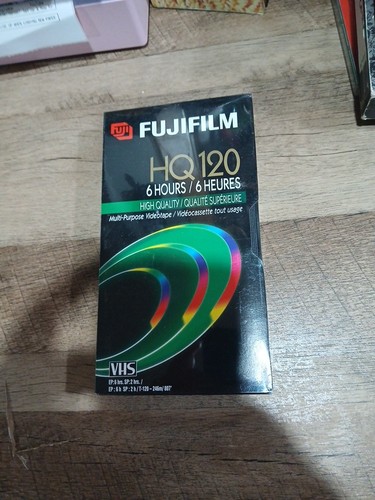 Fuji film vhs videocassette - film,