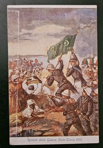 Cartolina guerra italo turca - guerra,