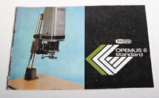 Manuale (francese) ingranditore Meopta Opemus 6 Standard