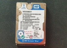 Western Digital WD3200BEVT Scorpio Blue 320GB Hard-Disk interno 2,5" HDD 
