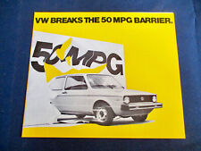 Brochure VW Golf 1 1° SERIE
