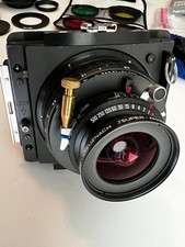 Fotocamera PAQ Pro Graflex XLSW + obiettivi 47 mm Super Angulon e 90 mm Grandagon