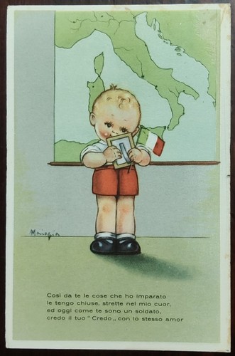 Cartolina illustrata bambini - cartolina, bambini-