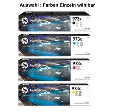 Originale HP 973X selezione: colori selezionabili singolarmente IMBALLO ORIGINALE - DATA 2022-2026!