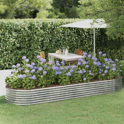 Vidaxl letto giardino acciaio - letto,