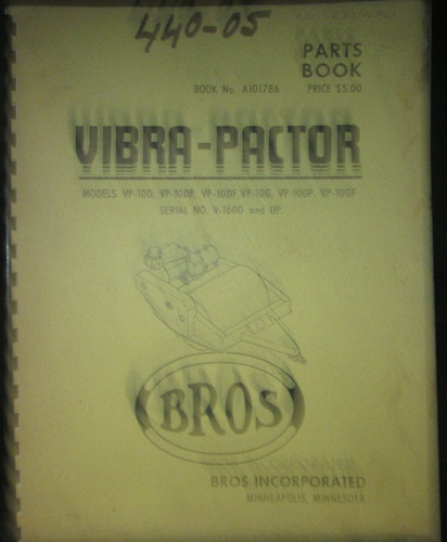 Bros vibra pactor - vibra-pactor, models